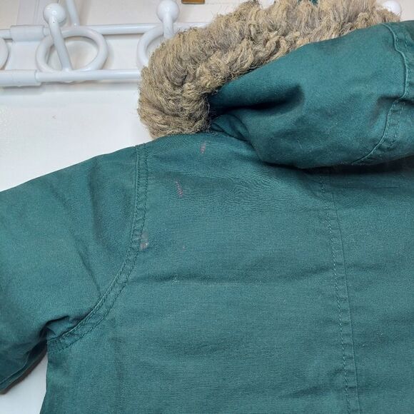 Old Navy Kid's Hooded Coat with Removable Faux Fur Trim - Picture 12 of 13